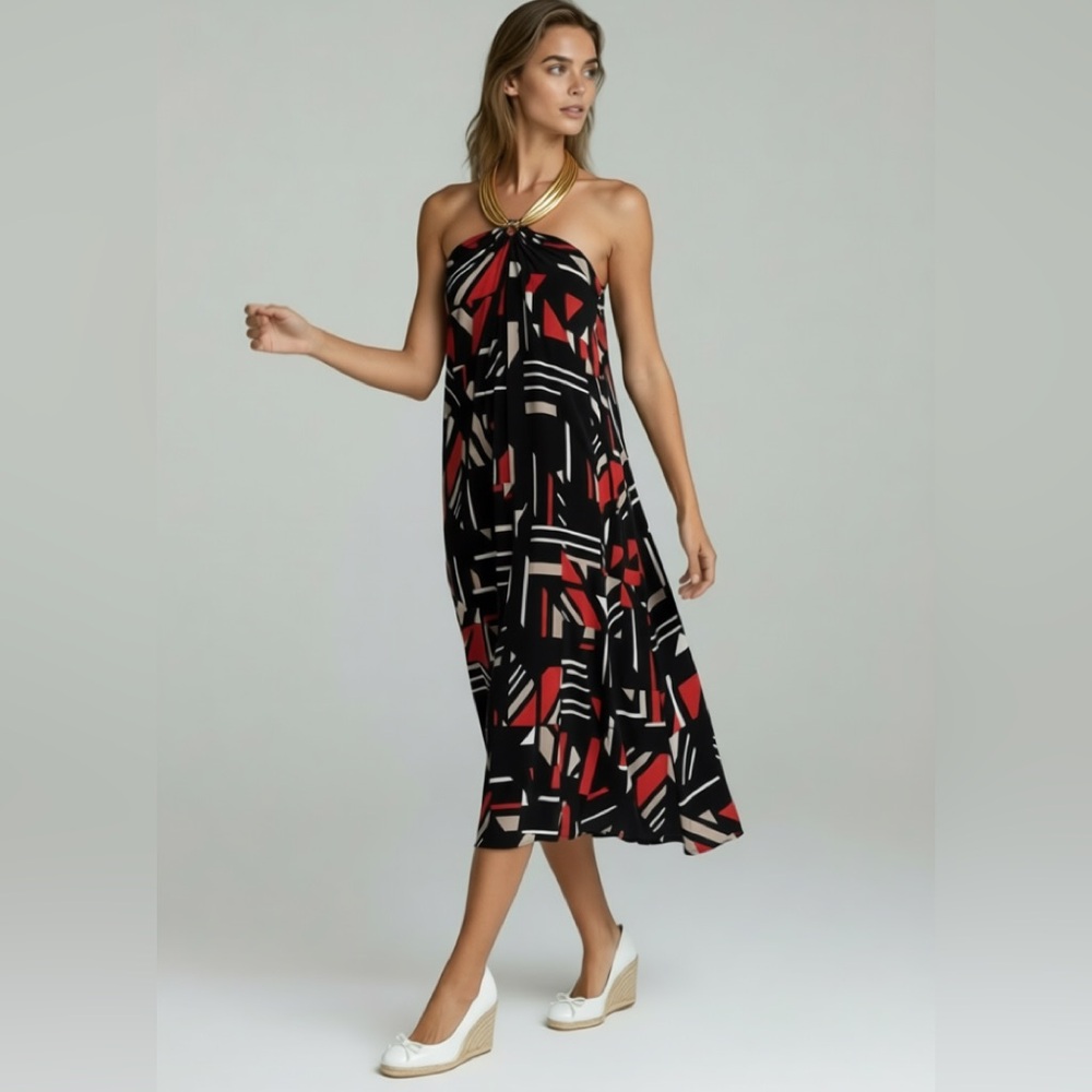 NWT Calvin Klein geometric dress